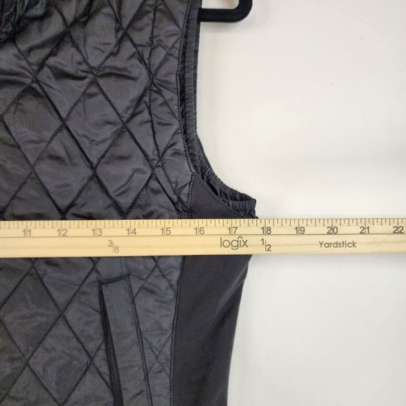 Marmot Vest Womens Small Black Logo Classic Quilted Puffer Outdoor Ski Hiking - Picture 5 of 12